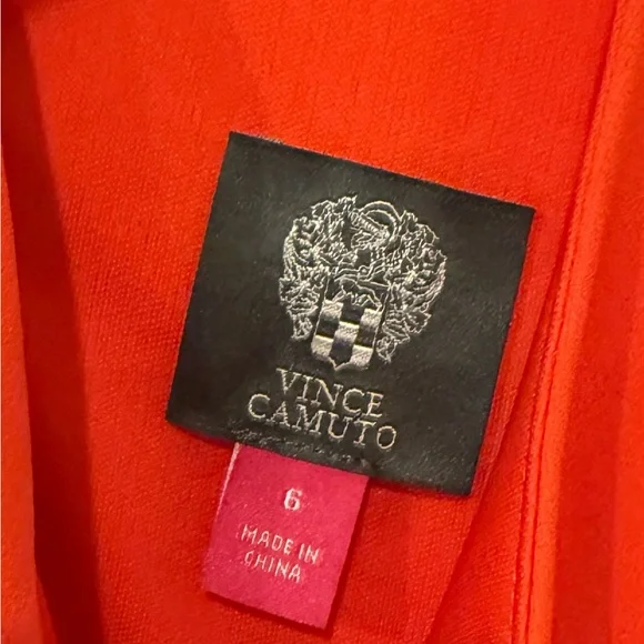 Vince Camuto Vibrant Orange Dress - Picture 3 of 8